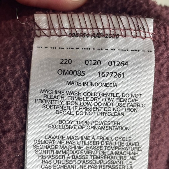 Mountain Hardwear Mens Microchill 2.0 Maroon 1/2 Zip Fleece Sweater Sz Medium - Picture 14 of 15